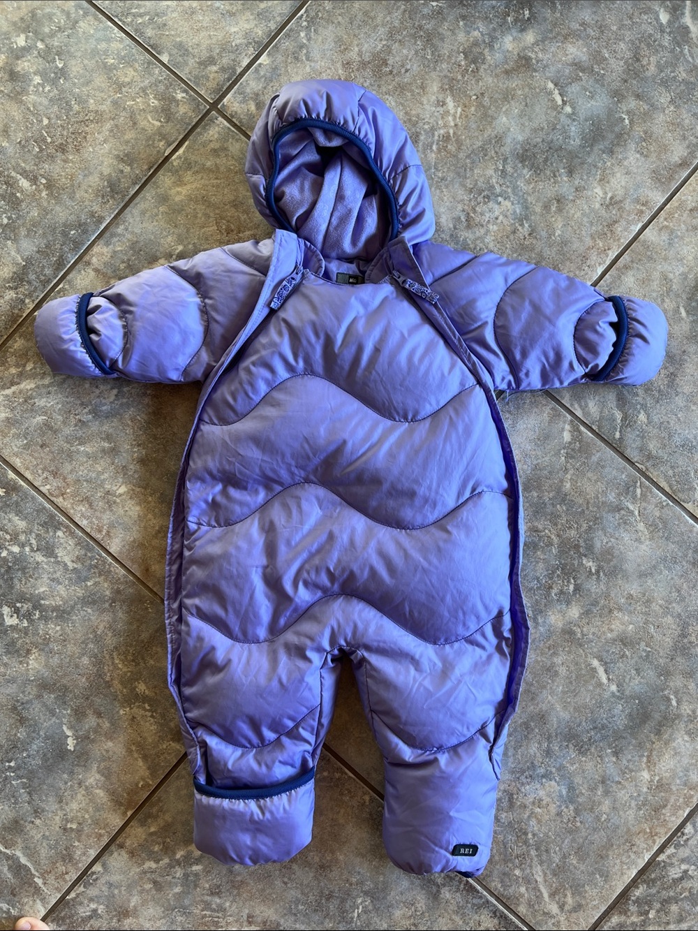 REI Baby Hi Loft Down One Piece Puffer  Bunting Winter Suit